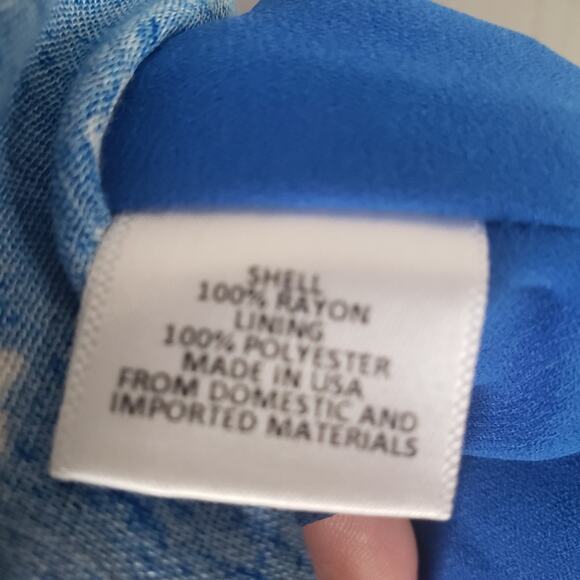 NWOT WAYF Ucca blue floral halter sleeveless backless midi dress size Large - Picture 9 of 11